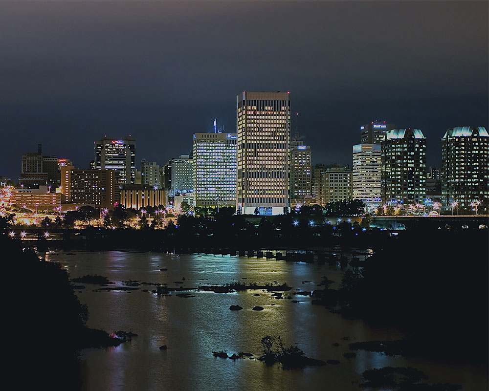 Richmond Skyline at Night